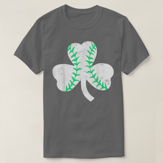 T-shirt Shamrock de baseball Leprechaun Jour de la Saint P (Design devant)