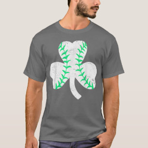 T-shirt Shamrock de baseball Leprechaun Jour de la Saint P