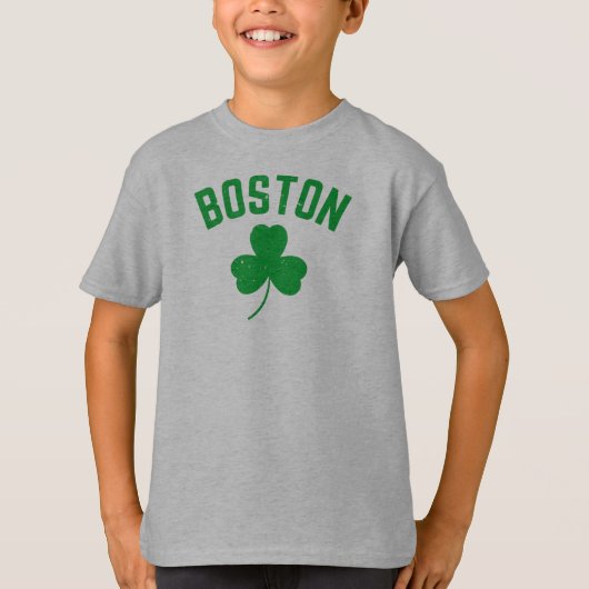 T-shirt Shamrock de Boston Green Lucky (Devant)