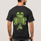 T-shirt Shamrock de crâne I (Dos)