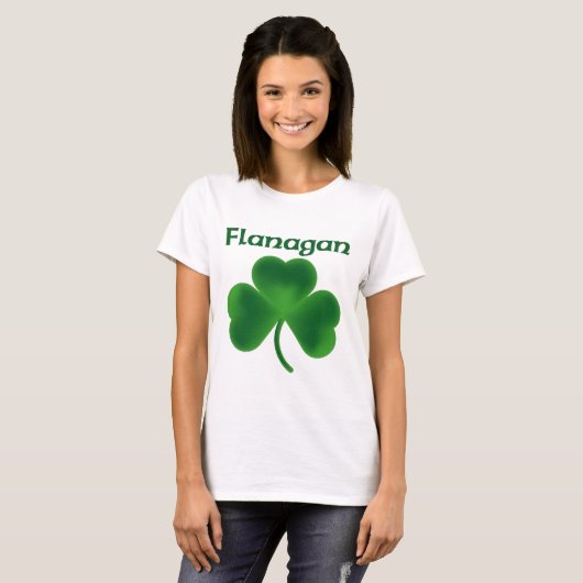 T-shirt Shamrock de Flanagan (Devant entier)