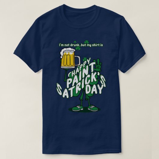 T-shirt Shamrock de la fête de Saint-Patricks (Design devant)