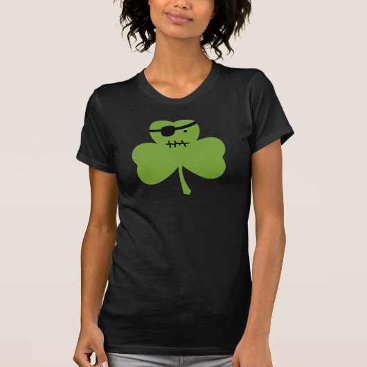 T-shirt Shamrock de pirate (Devant)