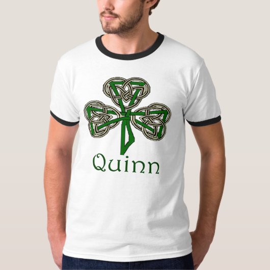 T-shirt Shamrock de Quinn (Devant)