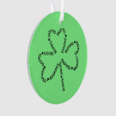 T-shirt Shamrock de texte (devant)