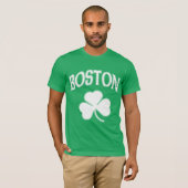 T-shirt Shamrock d'Irlandais de Boston (Devant entier)
