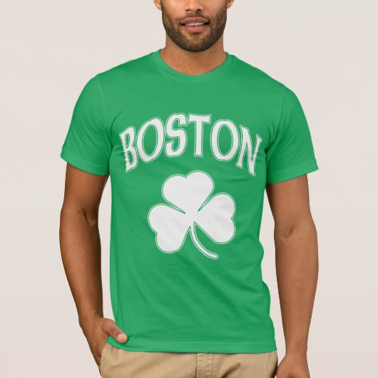 T-shirt Shamrock d'Irlandais de Boston (Devant)