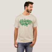 T-shirt Shamrock d'Irlandais de Chicago (Devant entier)