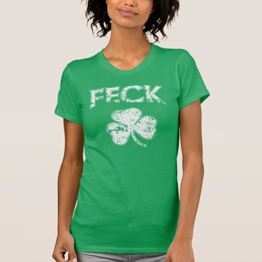 T-shirt Shamrock d'Irlandais de majorité (Devant)