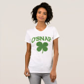 T-shirt Shamrock d'Irlandais d'O'Snap (Devant entier)