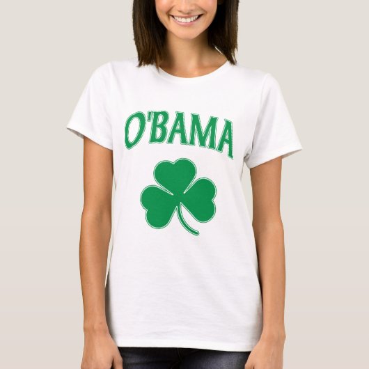 T-shirt Shamrock d'Obama (Devant)