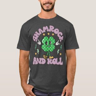 T-shirt Shamrock Drôle Et Roulez Happy Jour de la Saint Pa