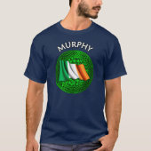 T-shirt Shamrock du drapeau irlandais Celtic Knot - Murphy (Devant)