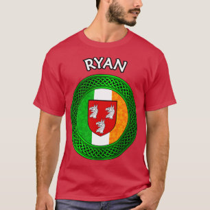 T-shirt Shamrock du drapeau irlandais Celtic Knot Ryan 1
