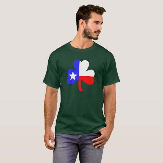 T-shirt Shamrock du Texas (Devant entier)
