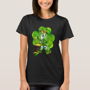T-shirt Shamrock Flossing Unicorn Leprechaun St patrick D