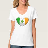 T-shirt Shamrock Heart Ireland (Devant)