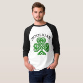 T-shirt Shamrock Hooligan Funny St. Patrick's Day (Devant entier)