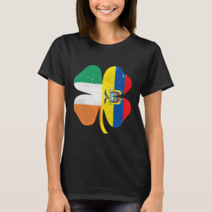 T-shirt Shamrock irlandais colombien Colombie