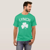 T-shirt Shamrock irlandais d'héritage de Lynch (Devant entier)