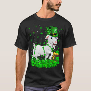 T-shirt Shamrock irlandais Leprechaun Goat St Patrick's Da