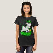 T-shirt Shamrock irlandais Leprechaun Goat St Patrick's Da (Devant entier)