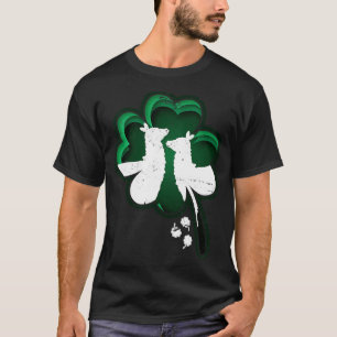 T-shirt Shamrock irlandais Llama