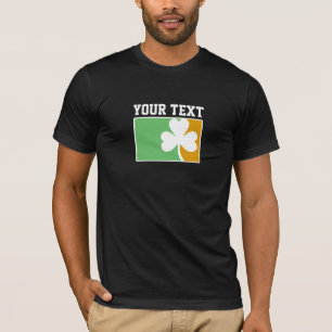 T-shirt Shamrock irlandais personnalisable