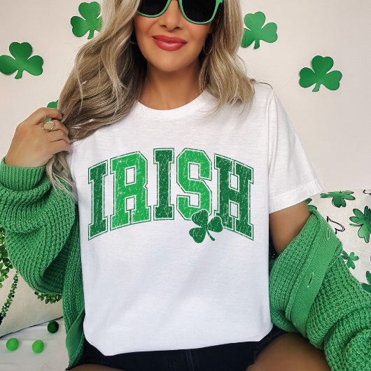 T-shirt Shamrock irlandais Retro St Patrick's Day