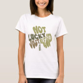 T-shirt Shamrock irlandais rétro St Patrick's Day Word Art (Devant)