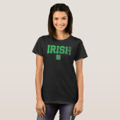 T-shirt Shamrock irlandais St Patrick's Day Clover Saint P (Devant entier)