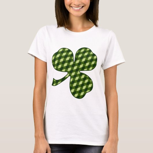 T-shirt Shamrock  Jacquard vert (Devant)