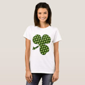 T-shirt Shamrock  Jacquard vert (Devant entier)