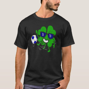 T-shirt Shamrock Jouer Football Jour de la Saint Patrick G