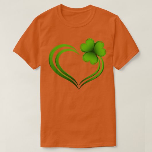 T-shirt Shamrock le plus froid dans le champ (Design devant)