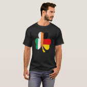 T-shirt Shamrock leaf irish german flag for St Patricks da (Devant entier)