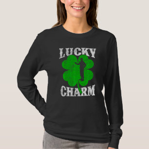 T-shirt Shamrock Leaf Lucky Charm Golf Player St Patrick's