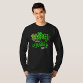 T-shirt Shamrock léopard vert Plaid St Patrick's Day Iris (Devant entier)