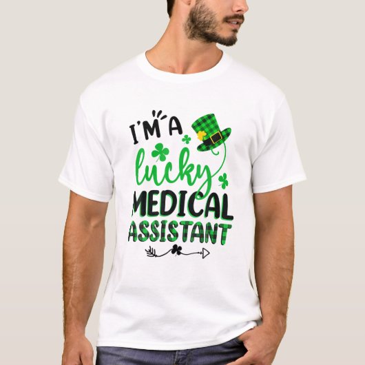 T-shirt Shamrock Lucky Medical (Devant)