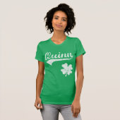 T-shirt Shamrock mignon d'Irlandais de famille de Quinn (Devant entier)