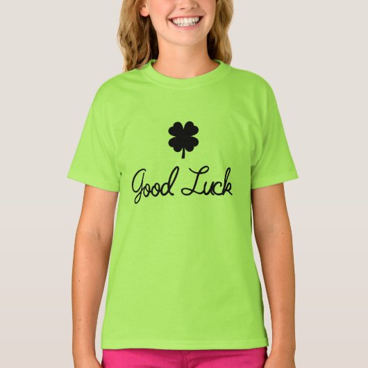 T-shirt Shamrock motif pour enfants (Devant)