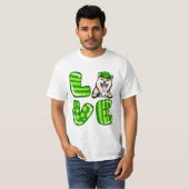T-shirt shamrock nu Lucky Clover (Devant entier)