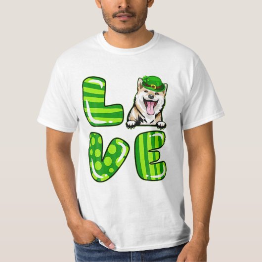T-shirt shamrock nu Lucky Clover (Devant)
