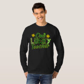 T-shirt Shamrock One Lucky Teacher  St Patrick s Day Schoo (Devant entier)