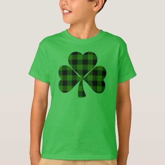 T-shirt Shamrock payant vert st. patty jour design (Devant)