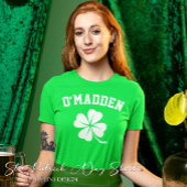 T-shirt Shamrock personnalisé Nom St Patrick's Day