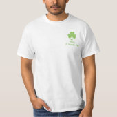 T-shirt Shamrock Pois St. Patricks Day retour dans la poit (Devant)