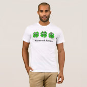 T-shirt shamrock Selfies (Devant entier)