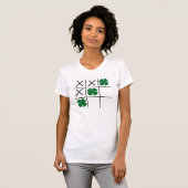 T-shirt Shamrock Tic Tac Toe (Devant entier)