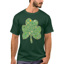Shamrock trois feuilles Jour de la Saint Patrick d
